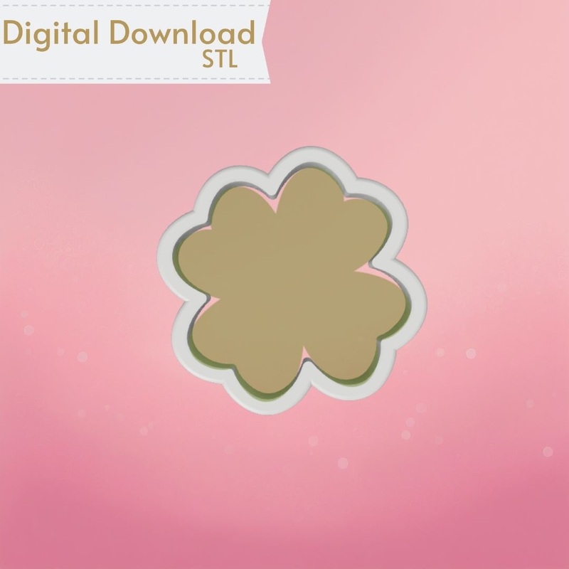 4 Leaf Clover Cookie Cutter STL