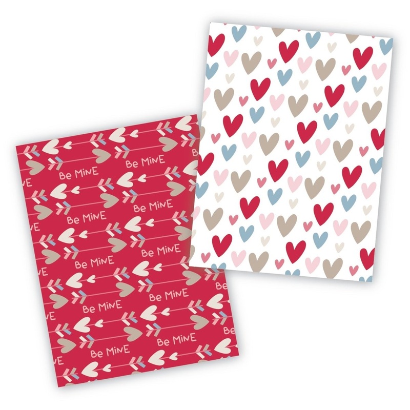 Be Mine Cookie Backer - Food Safe, Double Sided 3.75" x 5"