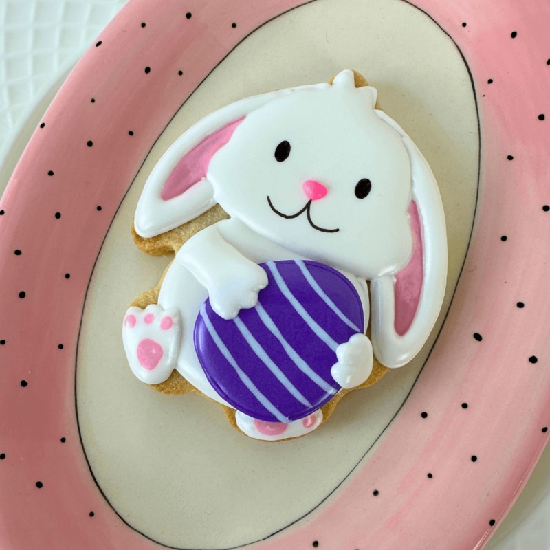 Bunny Hugging Egg Cookie Cutter