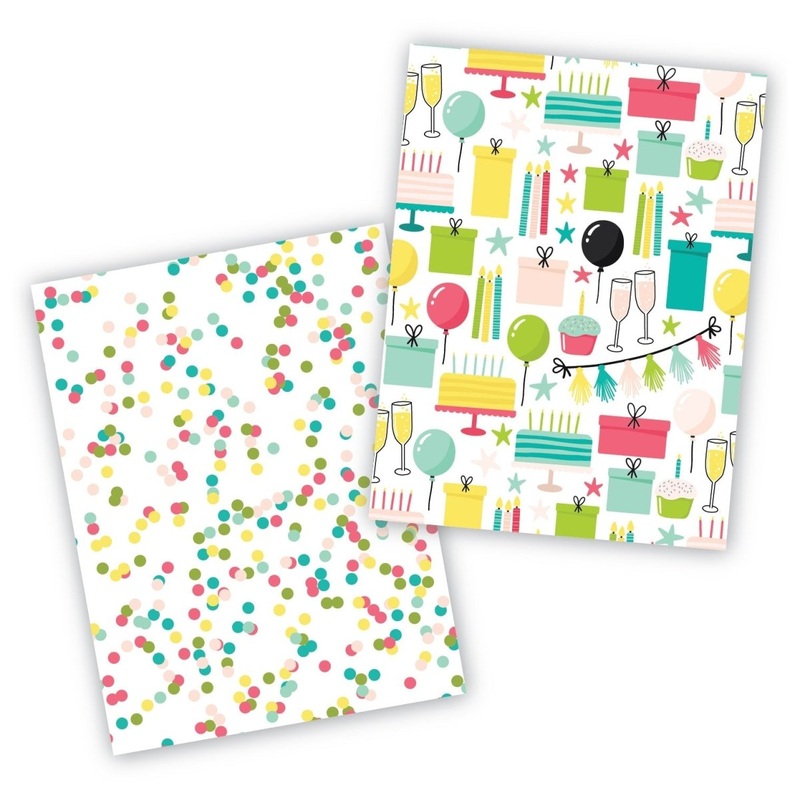 Celebration Cookie Backer - Food Safe, Double Sided 3.75" x 5"
