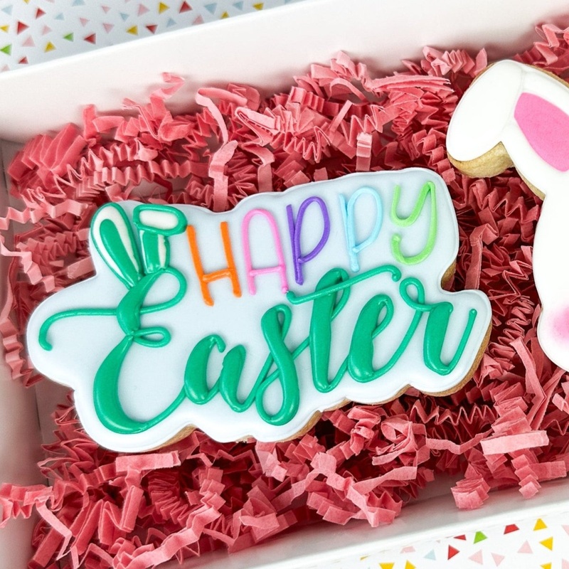 Cute Happy Easter Cookie Cutter