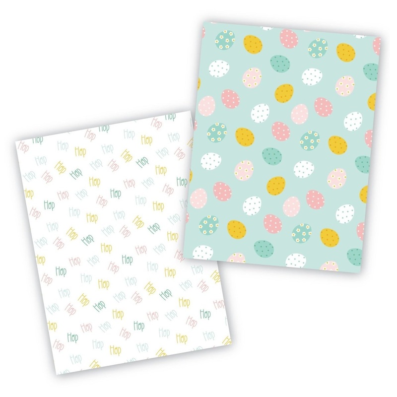 Egg Hop Cookie Backer - Food Safe, Double Sided 3.75" x 5"