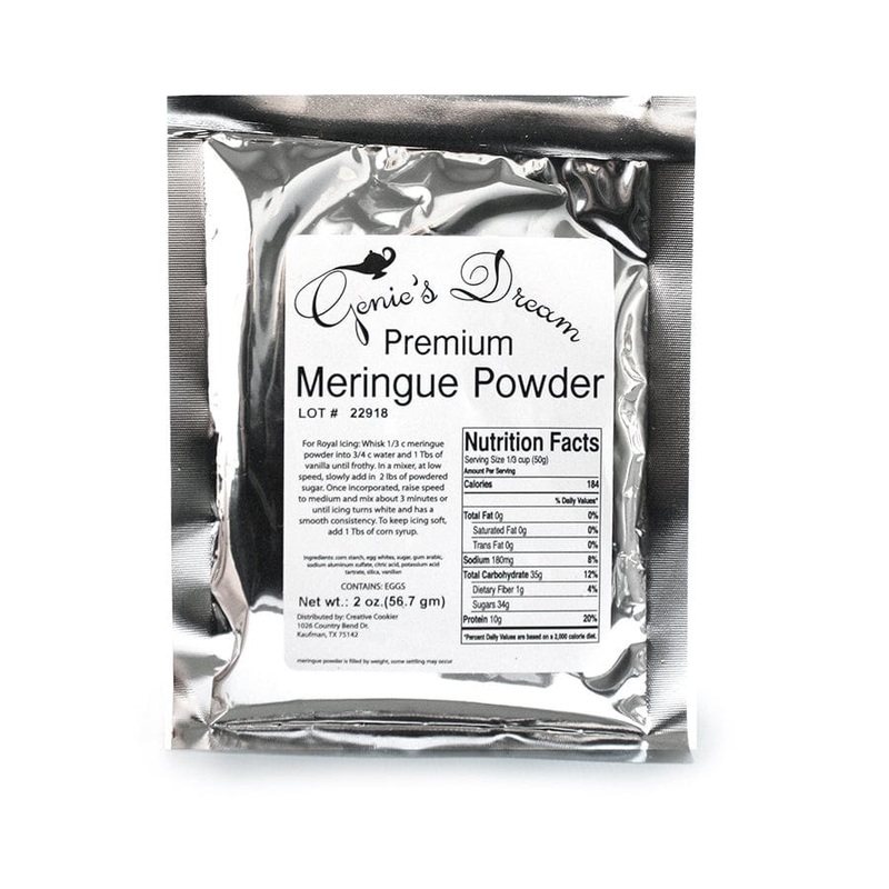 Genie's Dream Meringue Powder 2 oz Sample