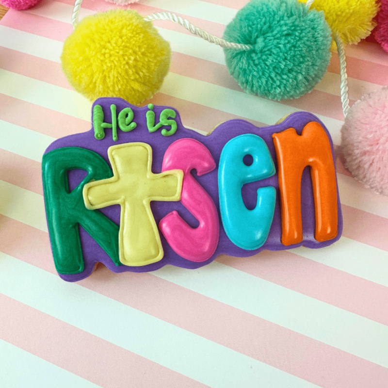 He is Risen Cookie Cutter