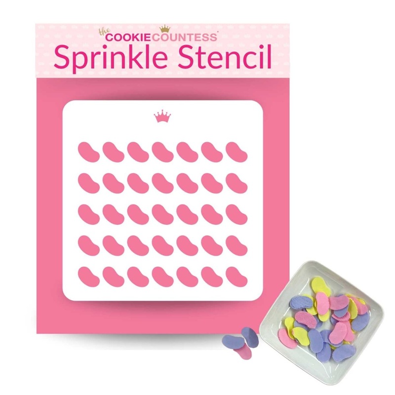 Jelly Candies Sprinkle Stencil