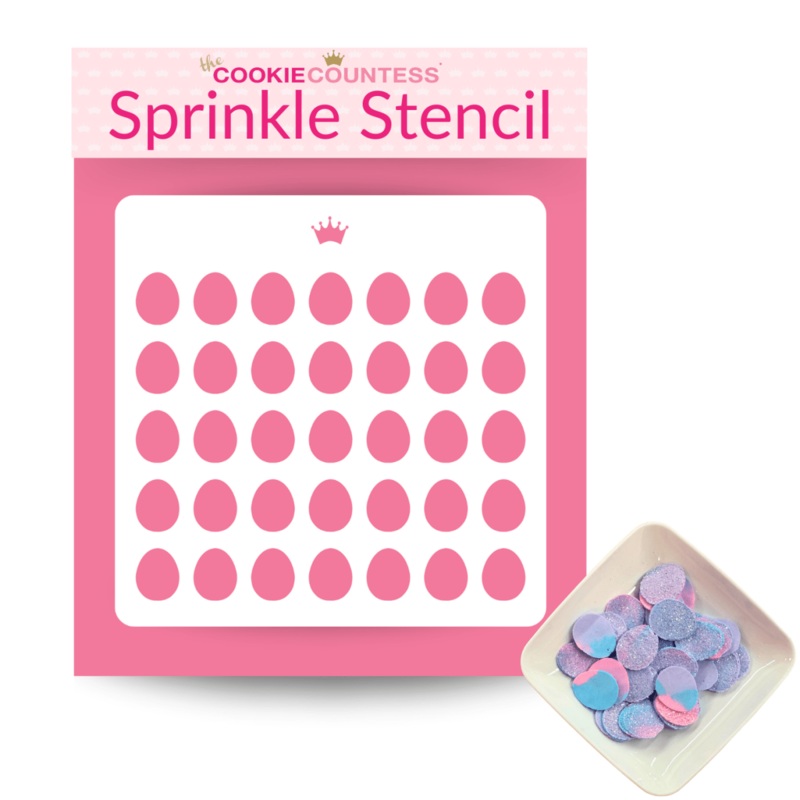 Mini Easter Eggs Sprinkle Stencil