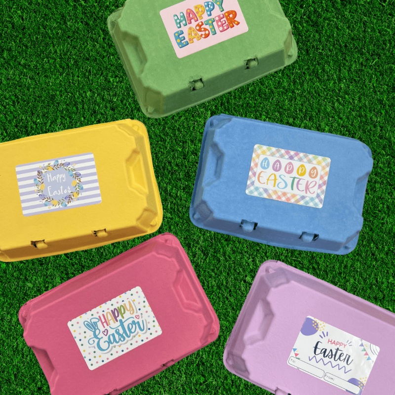 One Dozen Easter Stickers