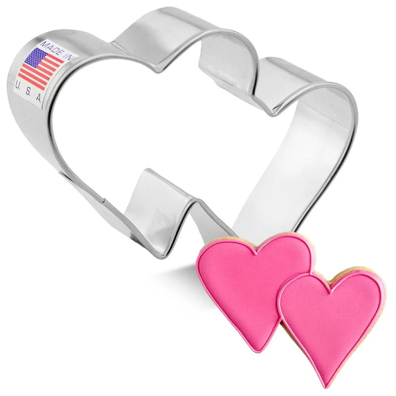 Pair of Hearts  Cookie Cutter