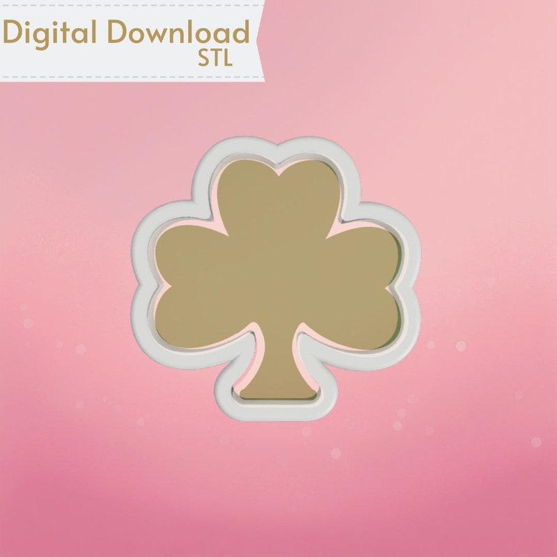 Shamrock Cookie Cutter STL