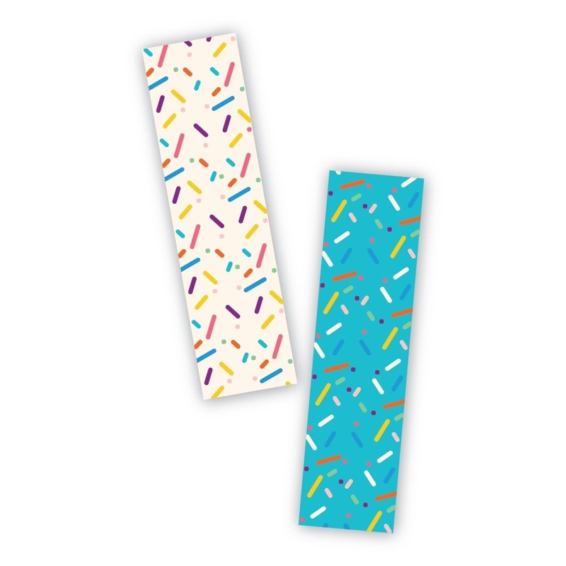 Sprinkles Cookie Backer - Food Safe, Double Sided 2" x 7.5