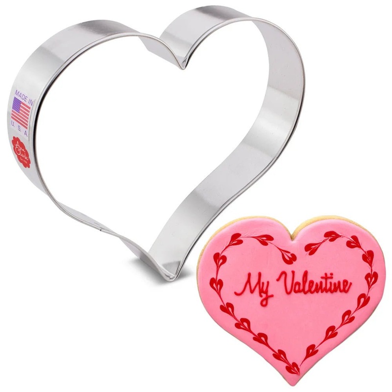 Tapered Heart Cookie Cutter 5" XL