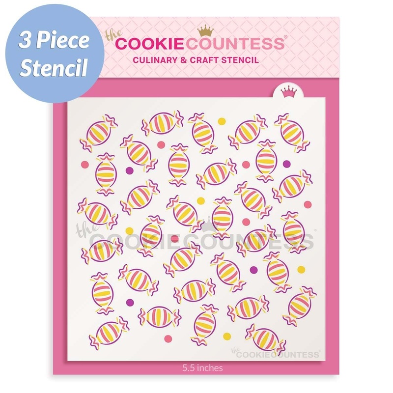 Candy 3 Piece Stencil