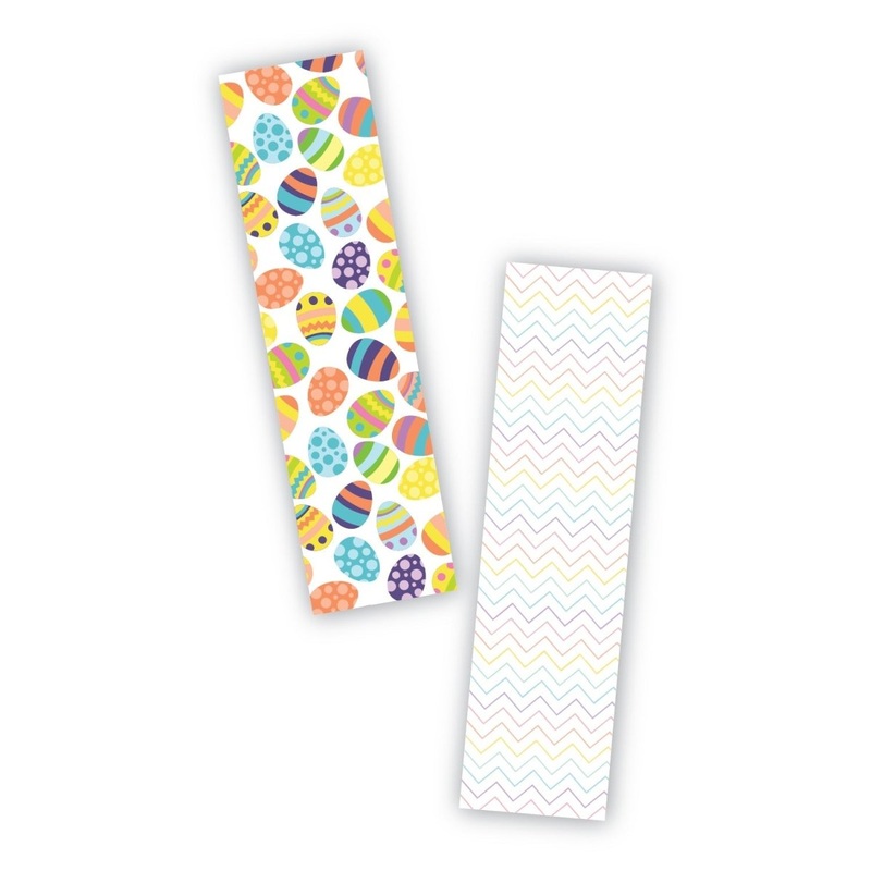 Eggs and Zigzag Cookie Backer - Food Safe, Double Sided 2" x 7.5"