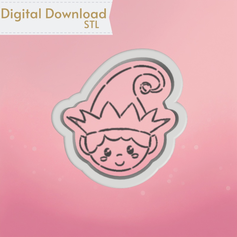 Elf-PYO Cookie Cutter STL