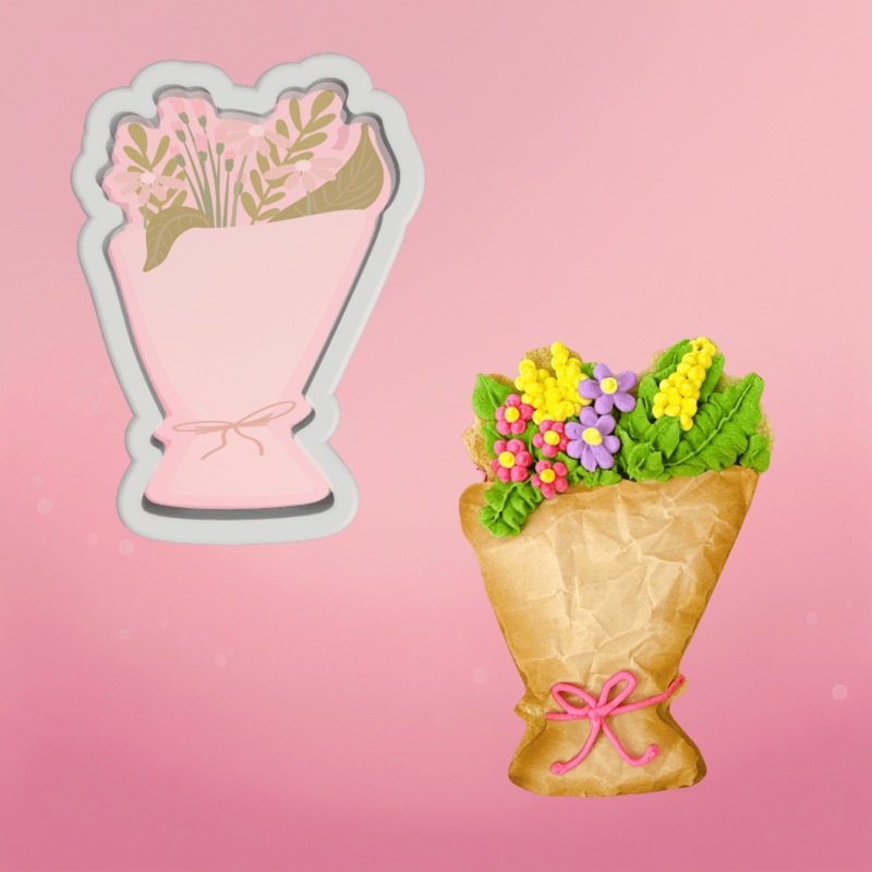 Flower Bouquet Cookie Cutter