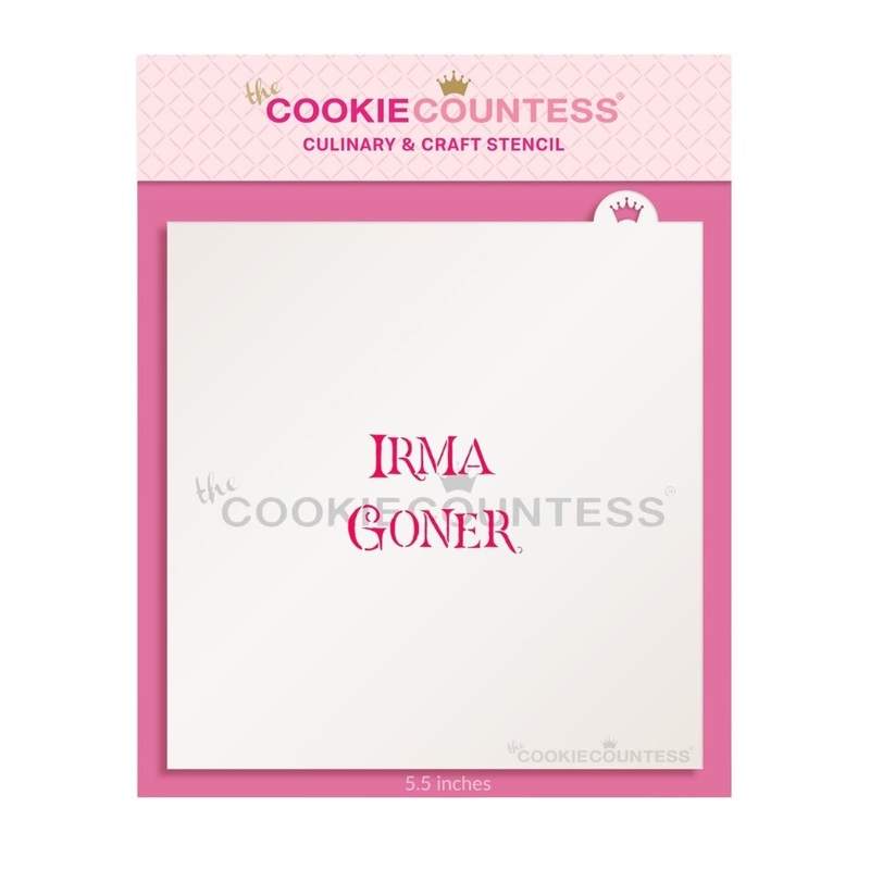 Irma Goner Gravestone Stencil