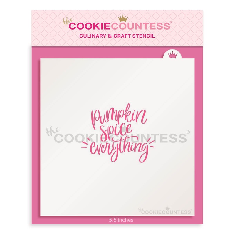 Pumpkin Spice Everything Stencil