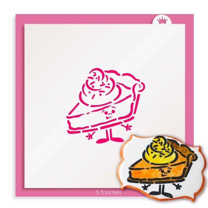 Slice of Pie PYO Stencil - Drawn by Krista