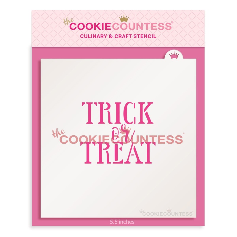 Trick or Treat Block Stencil