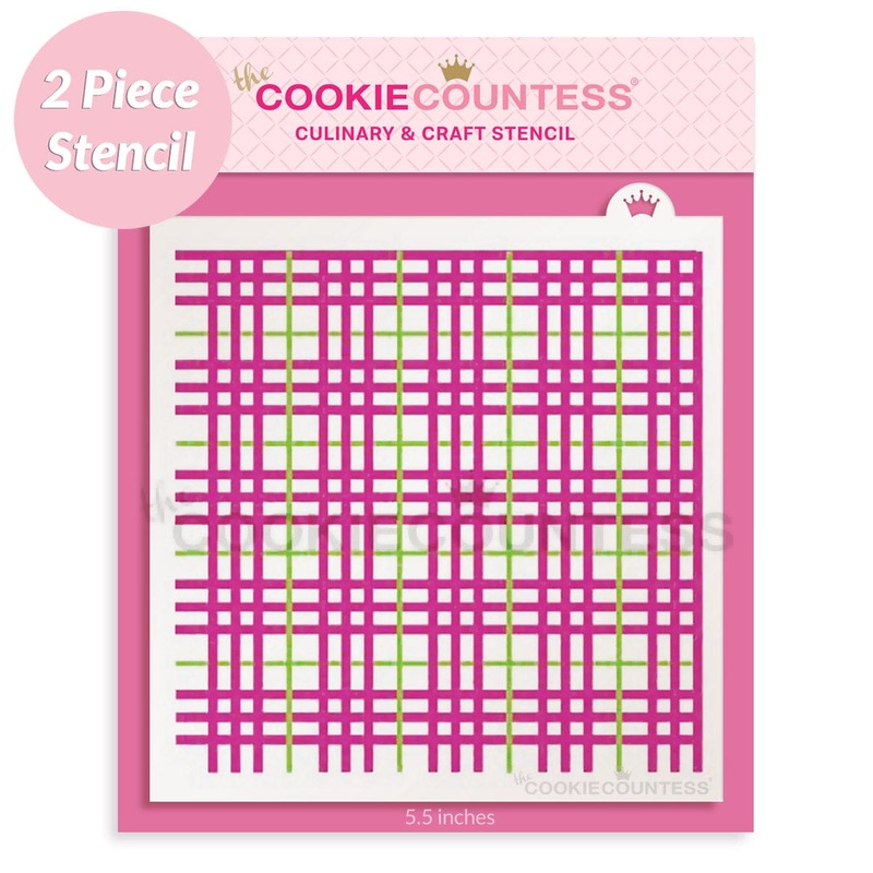 2 Piece Plaid Stencil