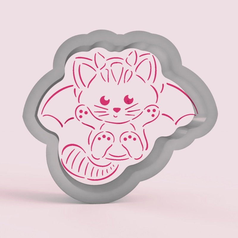 Cat Bat Cookie Cutter