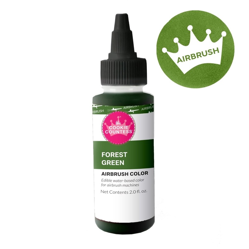 Cookie Countess - Forest Green edible airbrush color 2oz