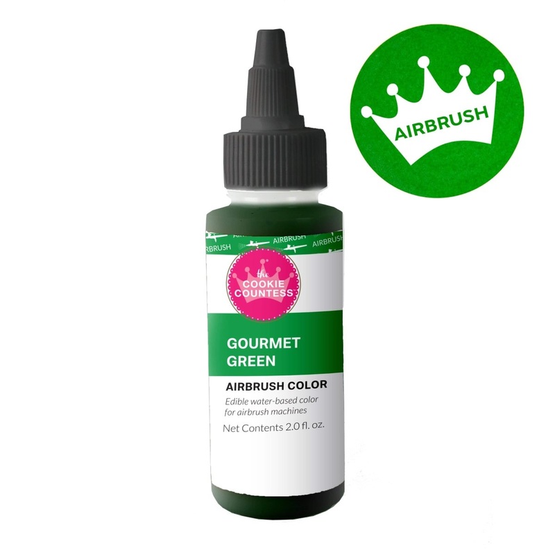 Cookie Countess - Gourmet Green edible airbrush color 2oz