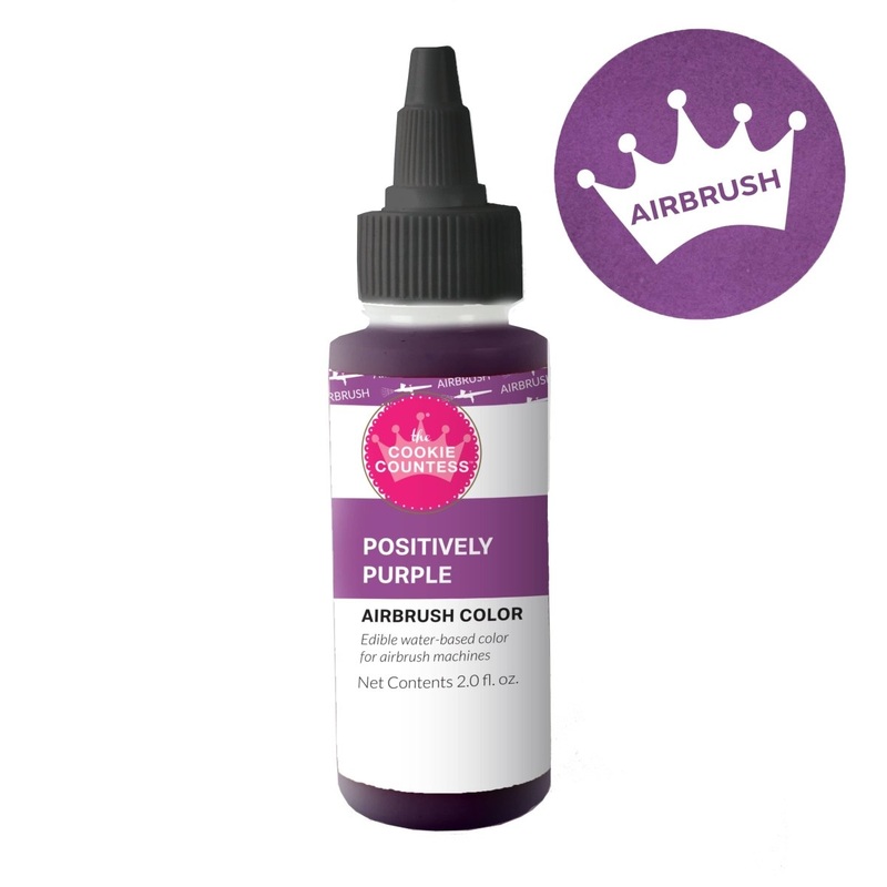 Cookie Countess - Positively Purple edible airbrush color 2oz