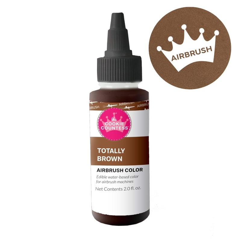 Cookie Countess - Totally Brown edible airbrush color 2oz