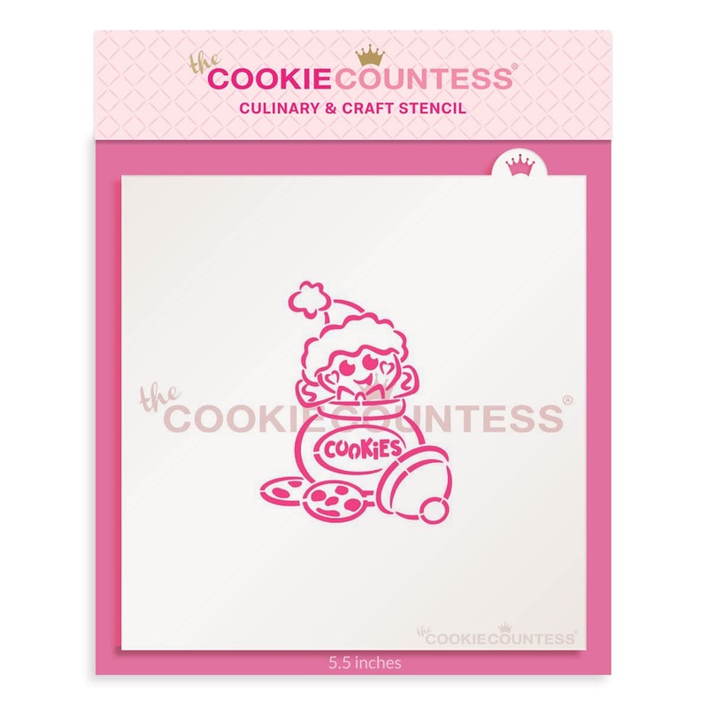 Cookie Jar Gingerbread PYO Stencil - Drawn by Krista