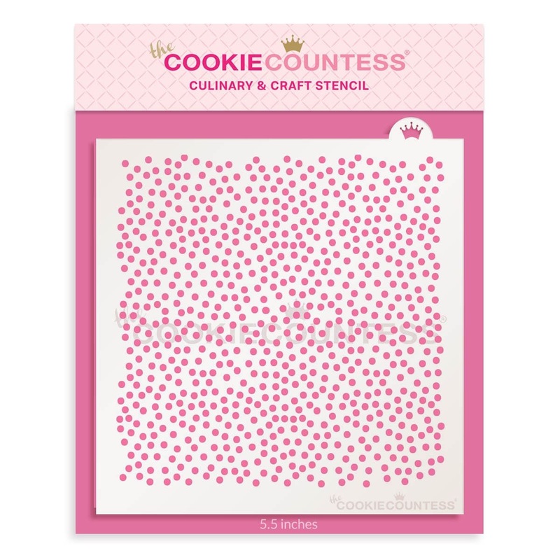 Doodle Dots Background Stencil