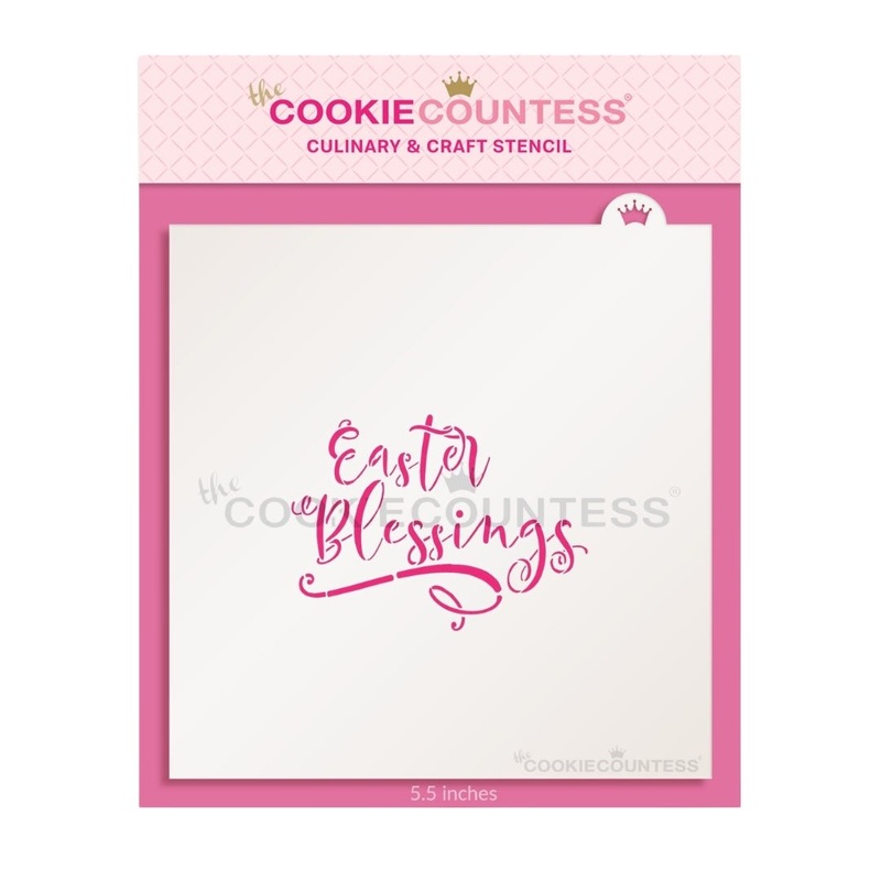 Easter Blessings Stencil
