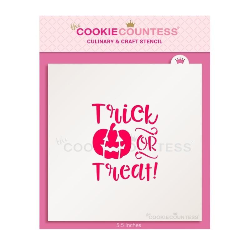 Fun Trick or Treat Stencil