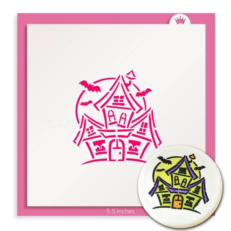 Haunted House PYO Stencil - Drawn by Krista