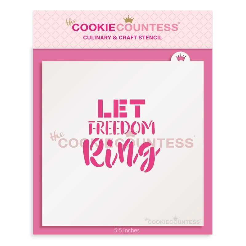 Let Freedom Ring Stencil