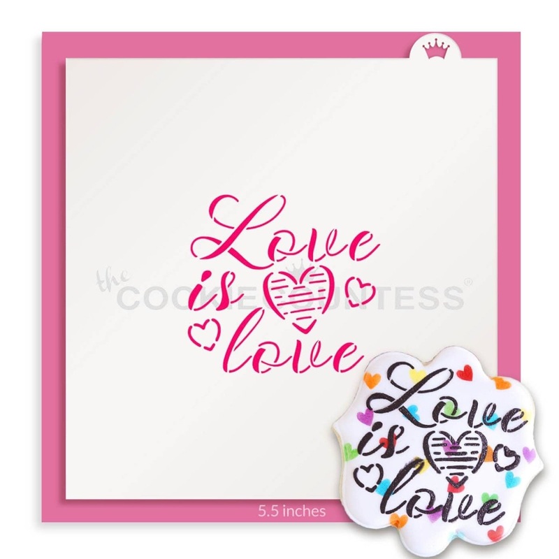 Love is Love Stencil