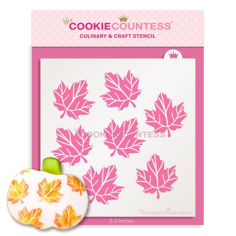 Maple Leaves Stencil