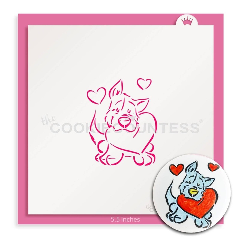 Puppy Love PYO Stencil
