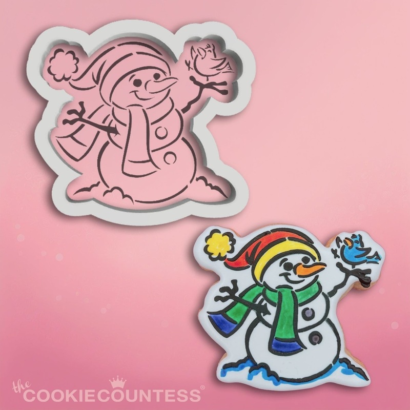 Snowman With Bird PYO