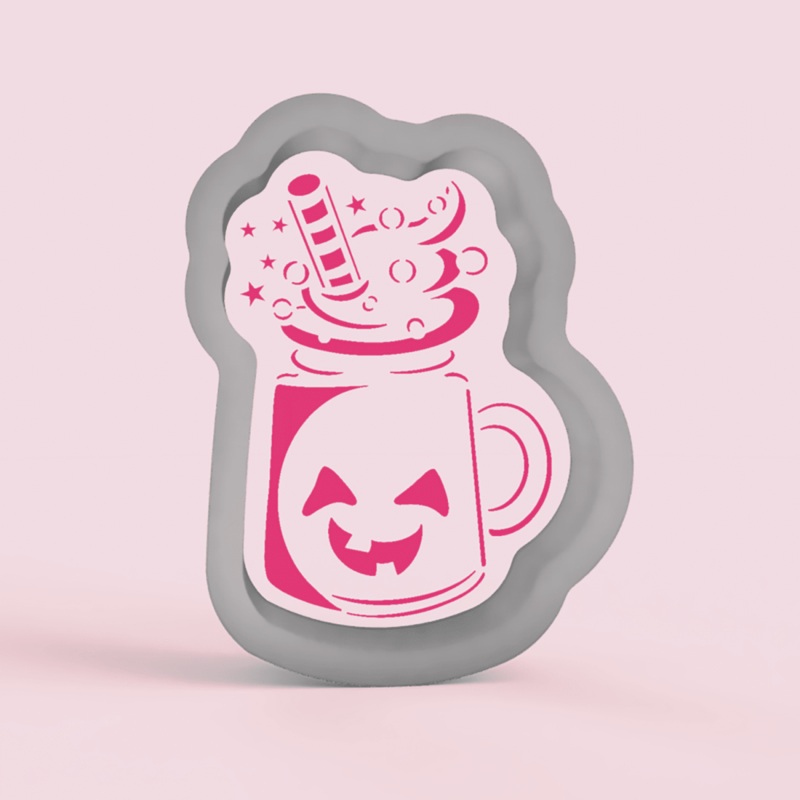 Spooky Milkshake Cookie Cutter