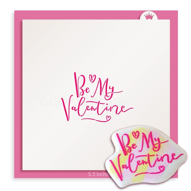 Be My Valentine Stencil