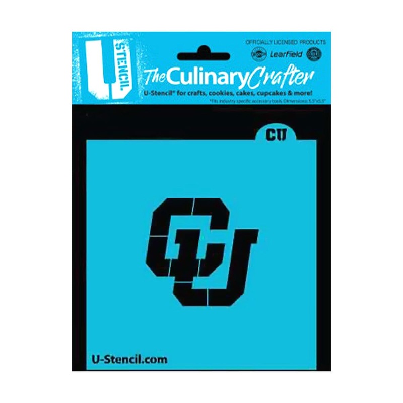 College Stencil - Colorado University CU