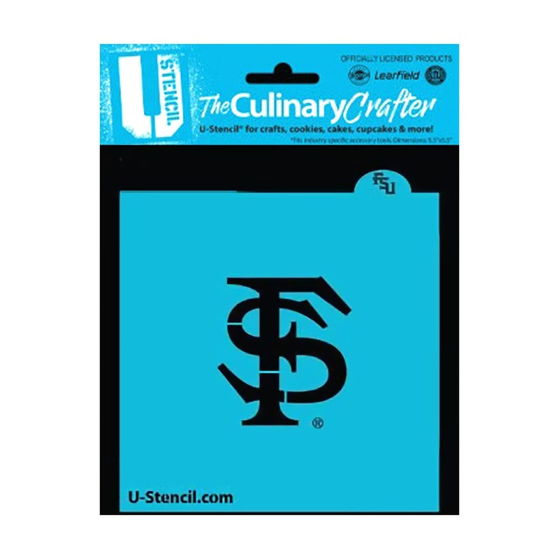 College Stencil - Florida State FS Interlocking