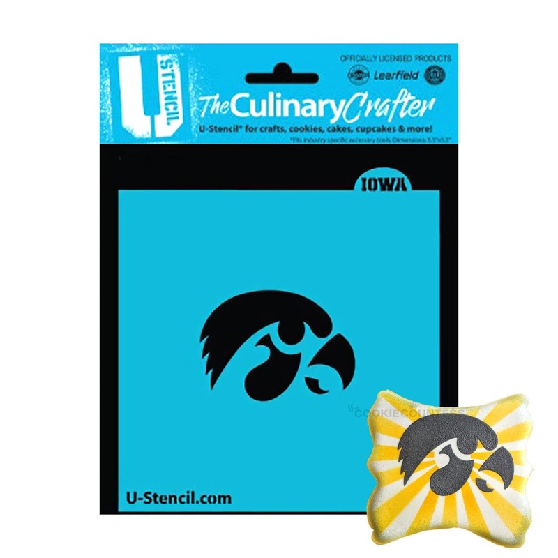 College Stencil - Iowa State Hawkeye