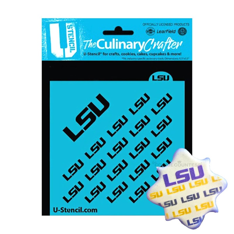 College Stencil - Louisiana State - LSU REPEAT