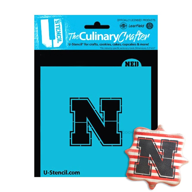 College Stencil - Nebraska N Cornhuskers