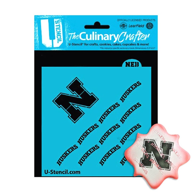 College Stencil - Nebraska N HUSKERS Cornhuskers