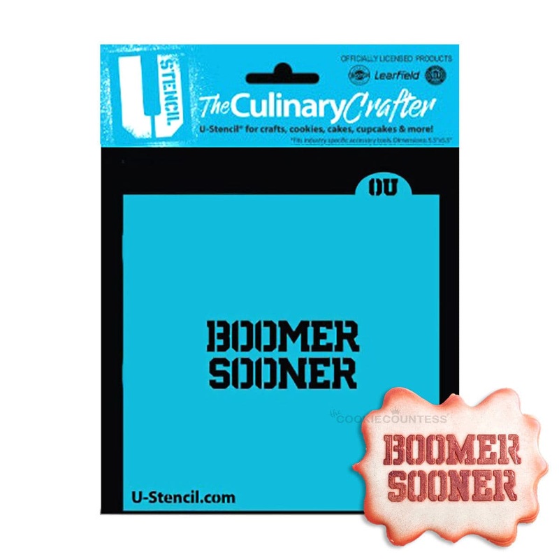 College Stencil - Oklahoma University BOOMER SOONER