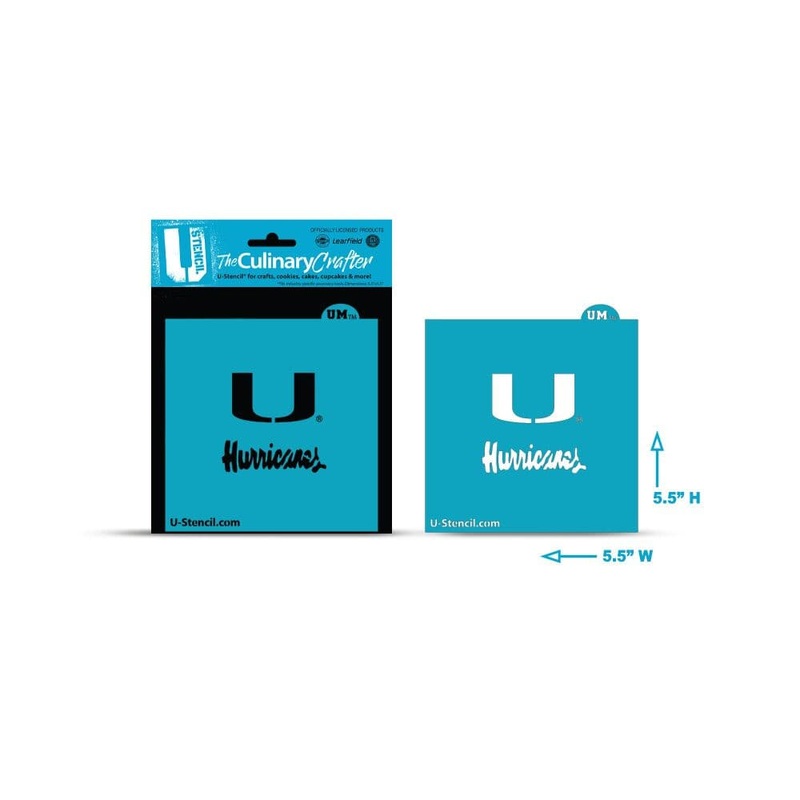 College Stencil - University of Miami - Hurricanes