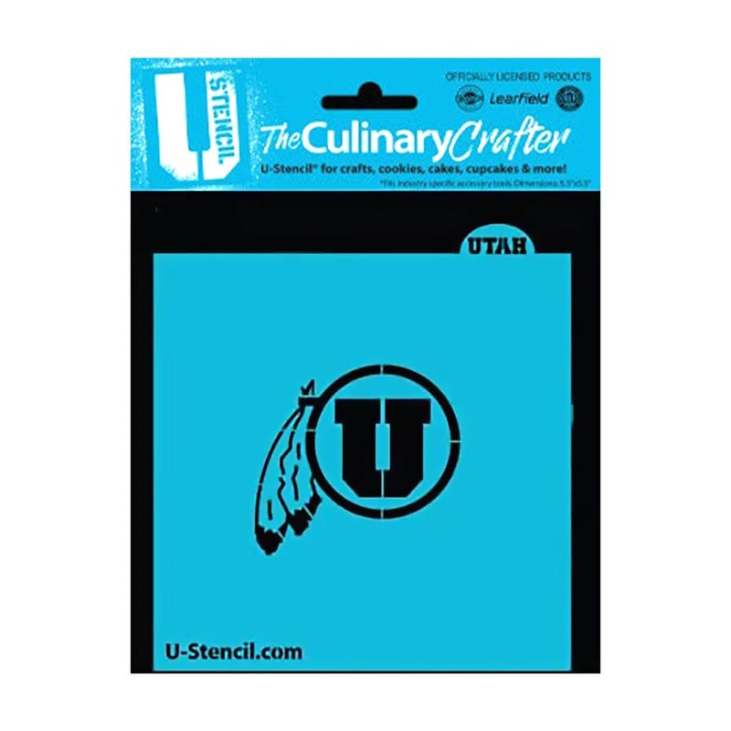 College Stencil - University of Utah -U-Circle